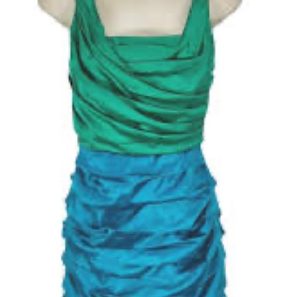 Mini satin dress - Picture 2 of 2